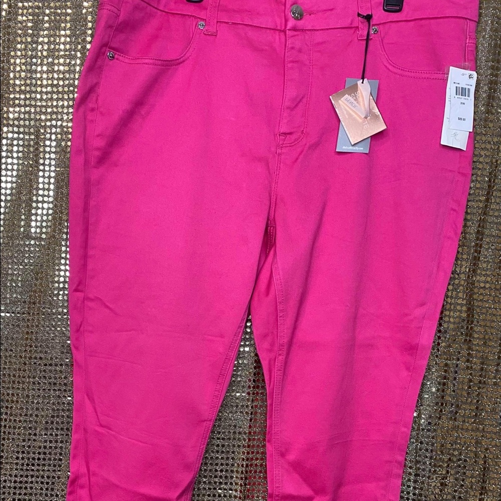 Melissa McCarthy Pink Skinny Pants